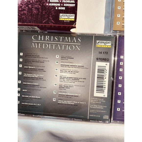Christmas Meditation by Various Artists CD Set Of 3 Disc From 1997 Contemplative - Picture 7 of 12